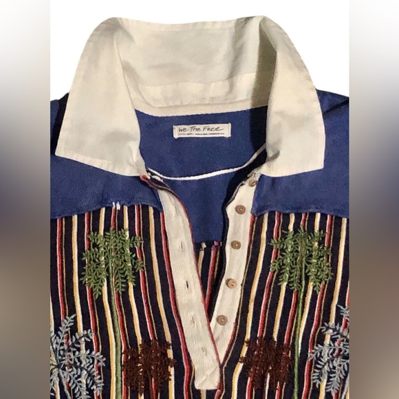 FREE PEOPLE MOVEMENT (RARE) SURF SAFARI TOP “Vintage”  Heritage Inspired💥 - Picture 5 of 11